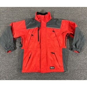 Viking Jacket Red Black Full Zip Insulated Waterproof Coat Tempest II Mens Small